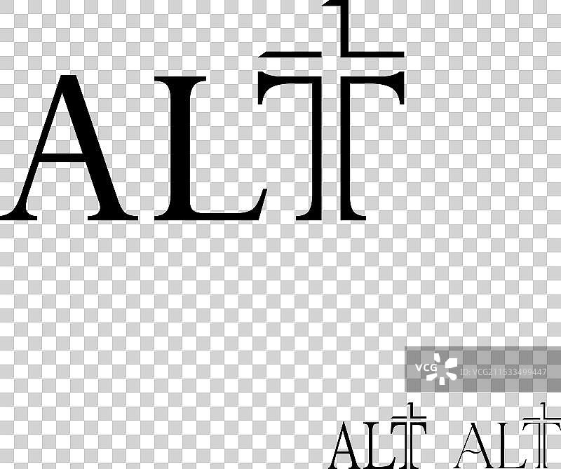 初始交叉教堂切割负空间图片素材