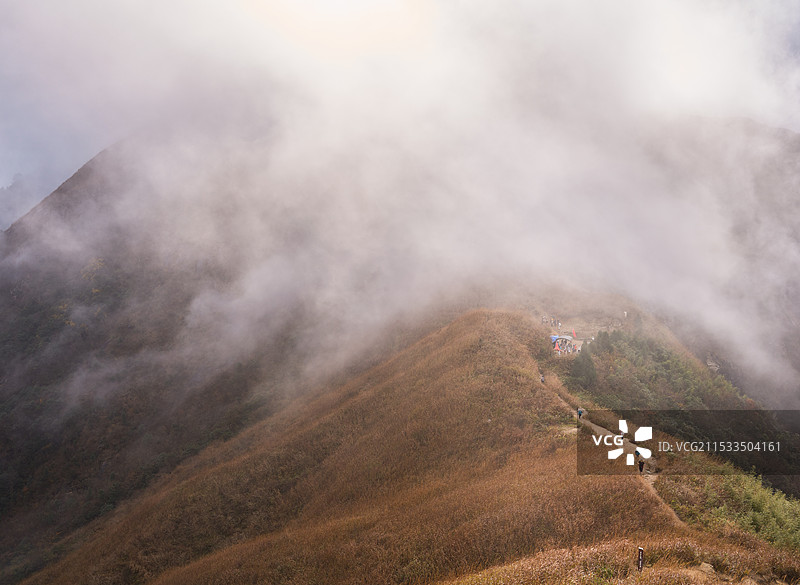 深秋武功山图片素材