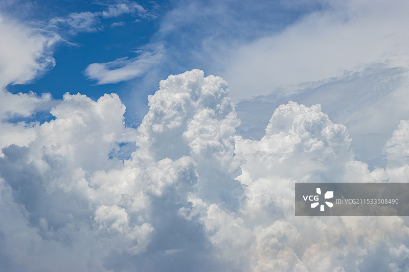 航拍云层图片素材