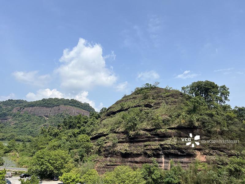丹霞山薄刀峰花博会香草花田清凉寨图片素材