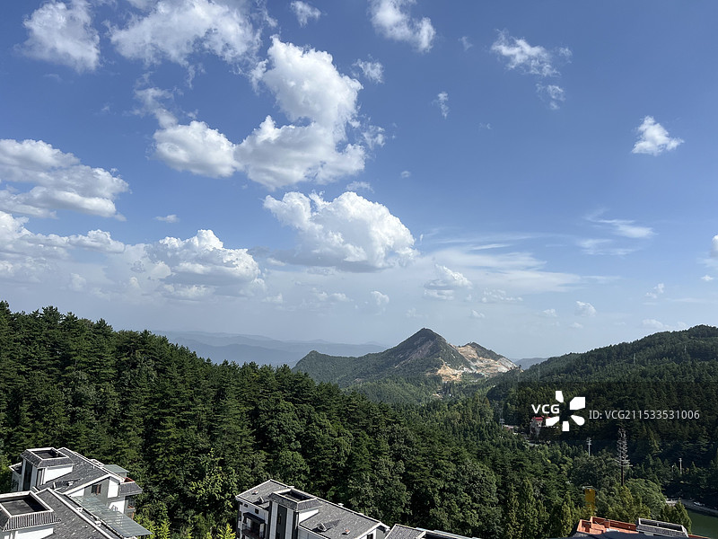 丹霞山薄刀峰花博会香草花田清凉寨图片素材