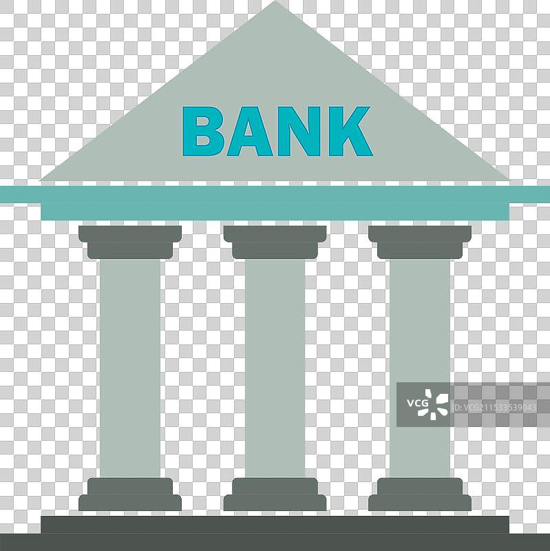 银行图标 投资银行大楼 财务图片素材