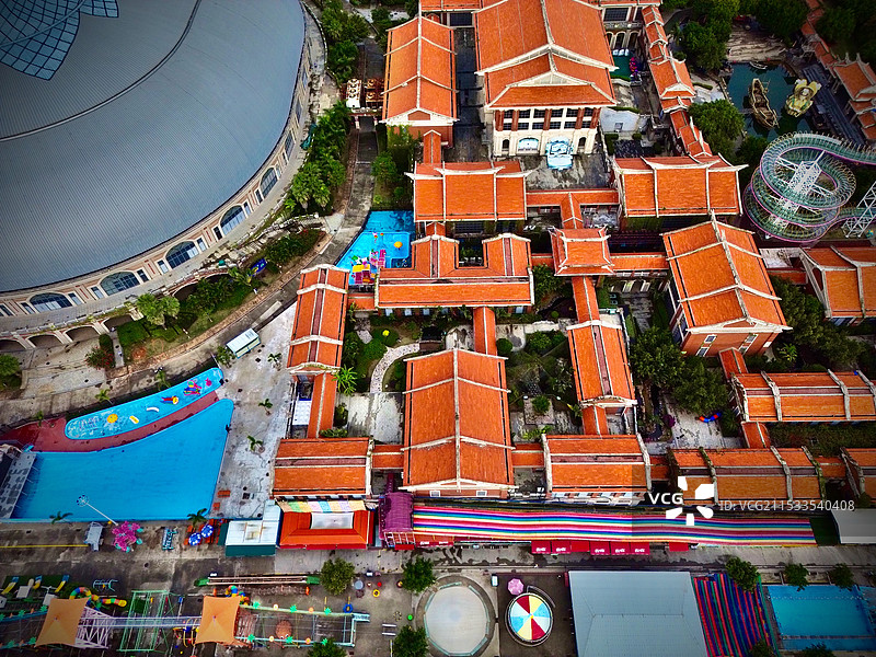 航拍厦门之集美老院子景区图片素材