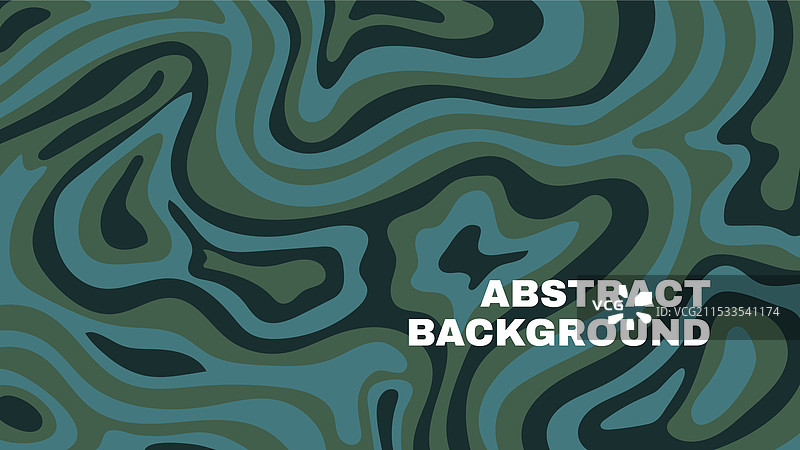 生态绿色波浪地形线背景图片素材