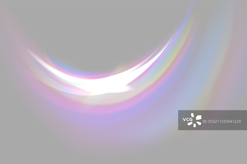 棱镜光叠加与彩虹光效图片素材