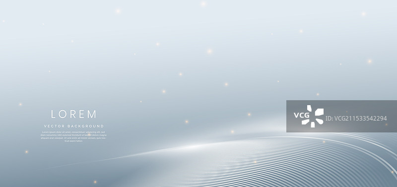 灰色背景上的抽象白色波浪线图片素材