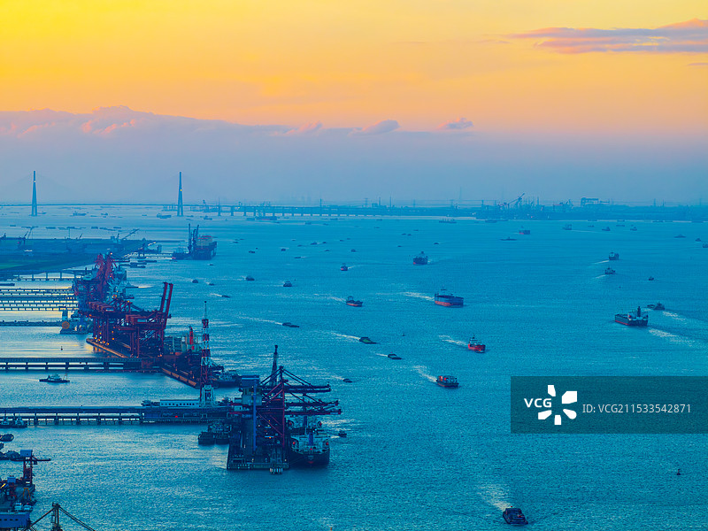 长江黄金水道运输忙图片素材