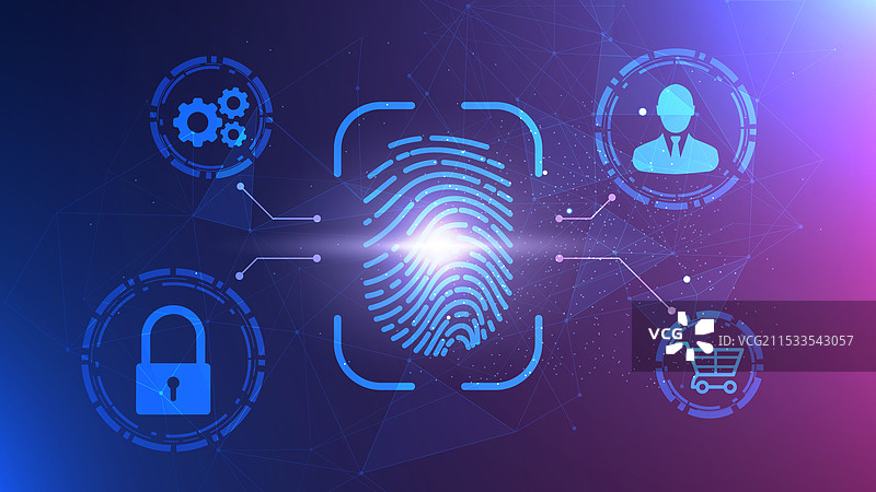 未来数字安全系统的构想图片素材
