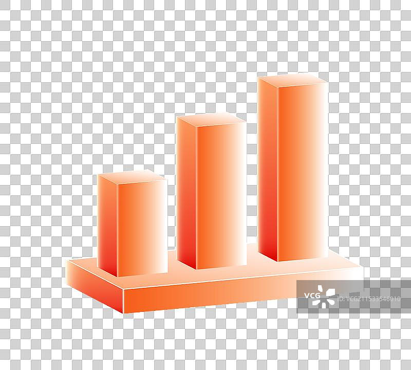 金融商务柱状图图标图片素材