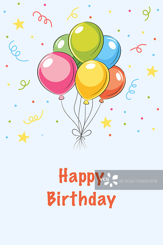 生日快乐卡片图片素材