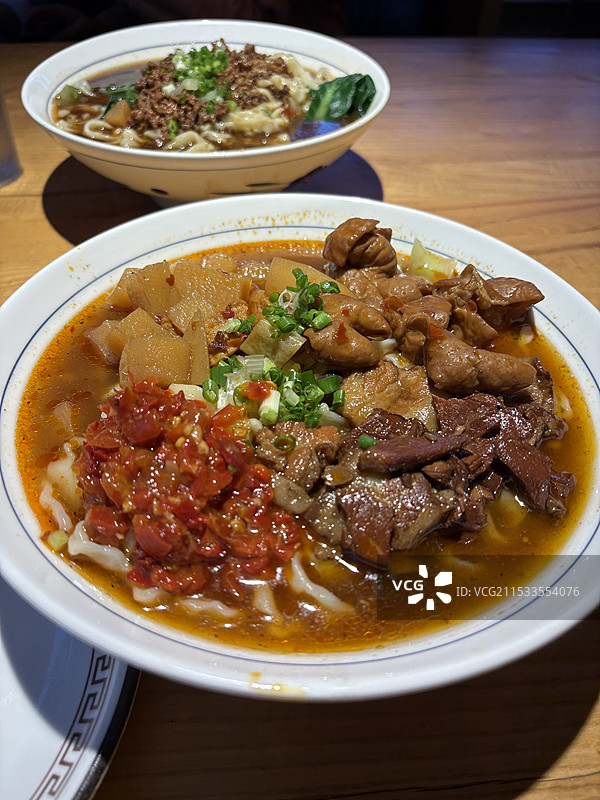 灵寿腌肉手擀面图片素材