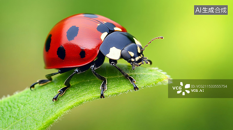 【AI数字艺术】七星瓢虫素材图片图片素材