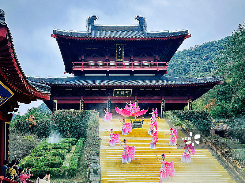 【黄帝祠宇·仙女齐舞】图片素材