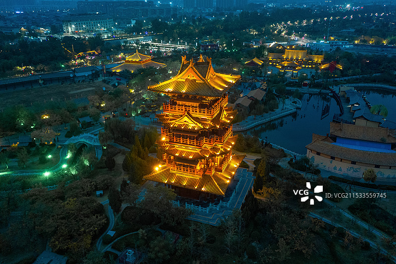 清明上河园-拂云阁图片素材