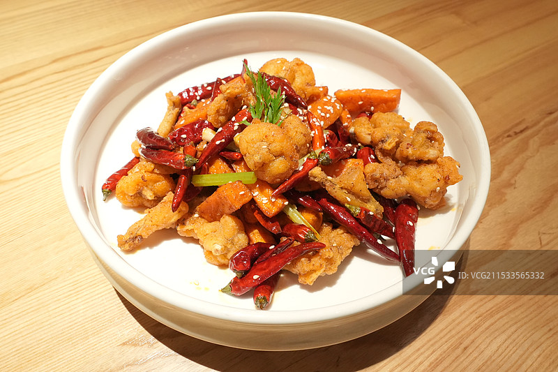 创意川菜：香辣蛙图片素材