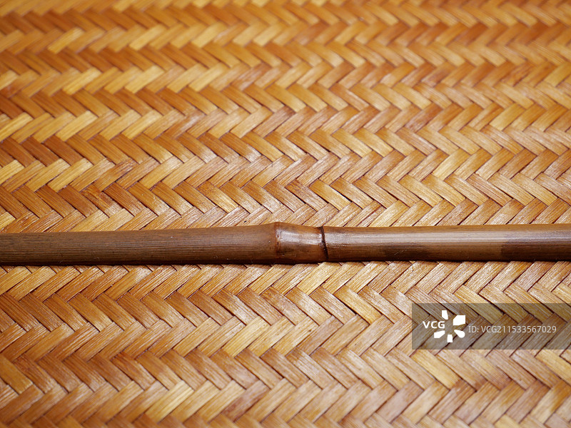 黄褐色的竹编斜纹纹理特写图片图片素材
