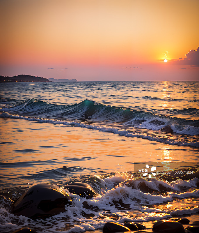 海边日落图片素材