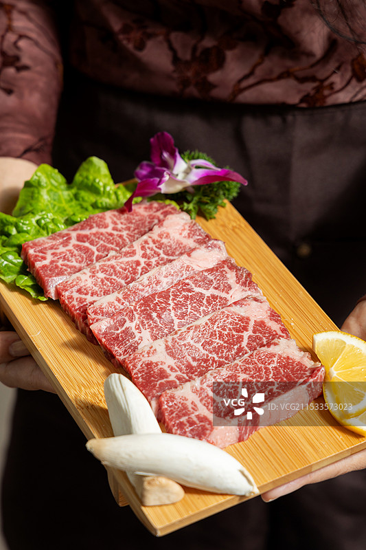 韩料韩式料理韩国烤肉拌肉牛肉烤肉滋补西餐图片素材