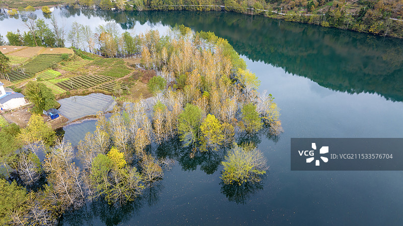 清江画廊恩施屯堡秋色图片素材