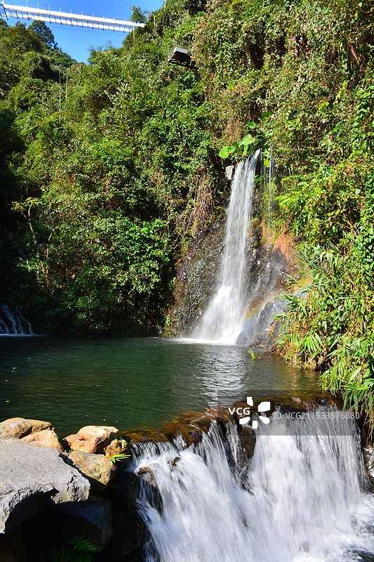 清远古龙峡云天玻霸玻璃桥图片素材