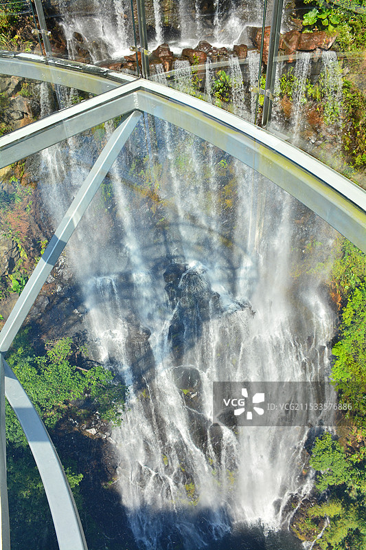 清远古龙峡云天玻霸玻璃桥图片素材