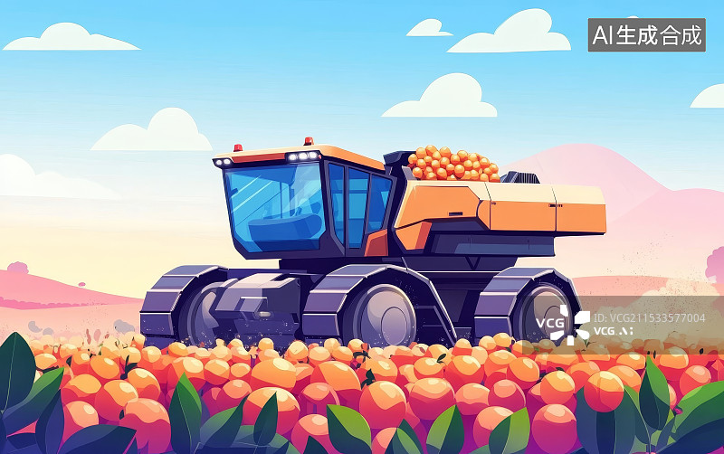 【AI数字艺术】人工智能农场图片素材