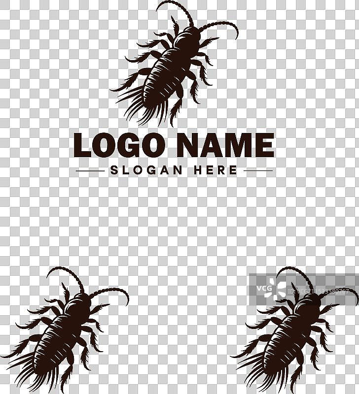 耳虫标志艺术图标，适用于商业品牌图片素材