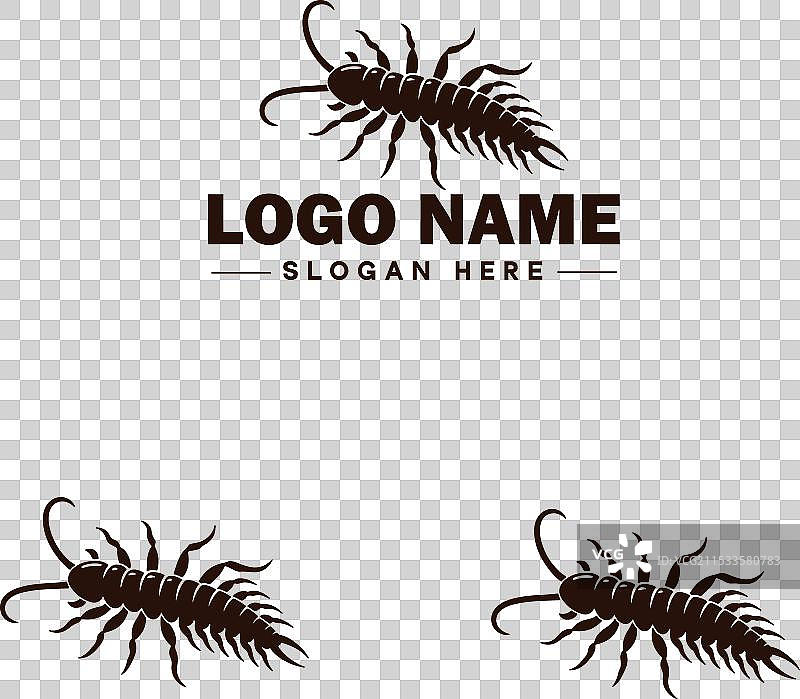 耳虫标志艺术图标，适用于商业品牌图片素材