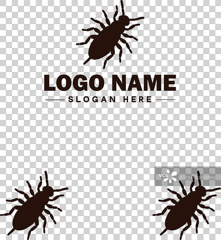 耳虫标志艺术图标，适用于商业品牌图片素材