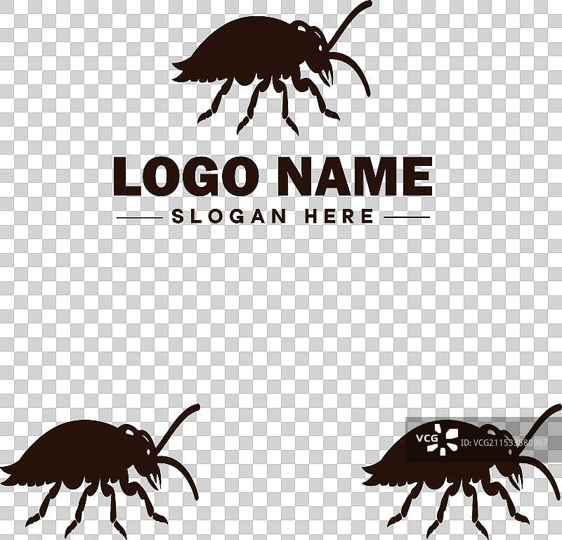 耳虫标志艺术图标，适用于商业品牌图片素材