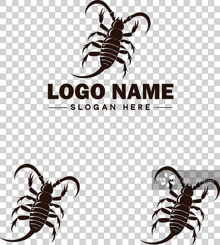 耳虫标志艺术图标，适用于商业品牌图片素材