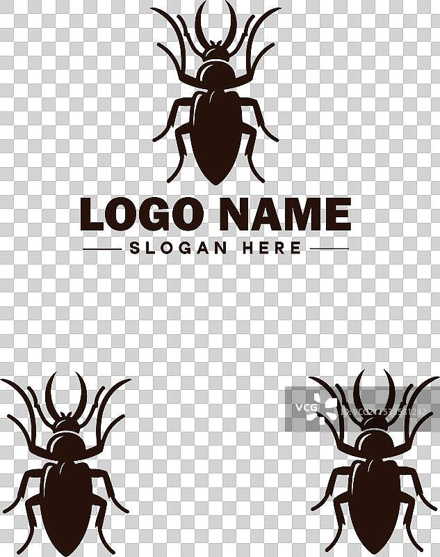 耳虫标志艺术图标，适用于商业品牌图片素材