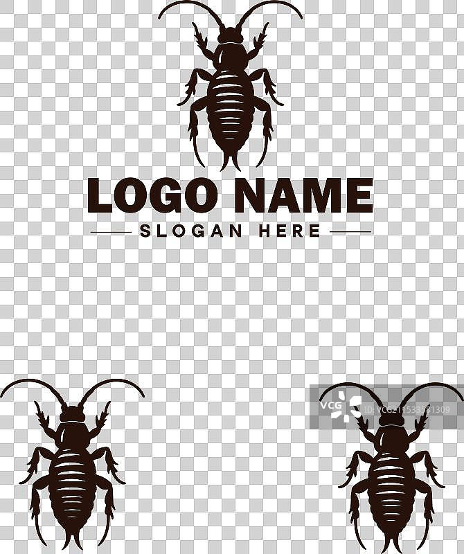 耳虫标志艺术图标，适用于商业品牌图片素材