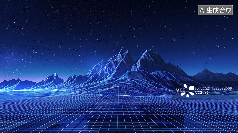 【AI数字艺术】未来高科技感汽车广告概念背景图片素材