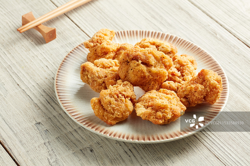 黑胡椒唐扬鸡块图片素材