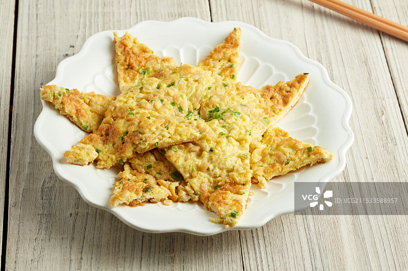 萝卜干煎蛋图片素材