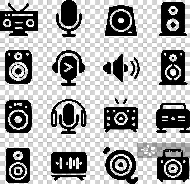 音乐制作印记符号图片素材