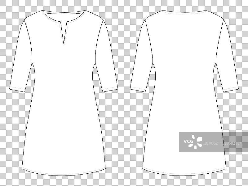 女性库尔塔裙子上衣技术时尚图片素材