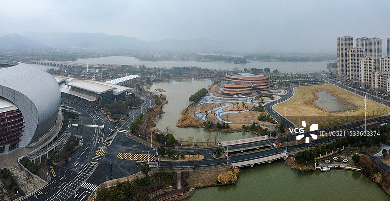 湖州 奥体中心 奥体公园 金田 第一中学 城市规划展览馆 同心路 艺术与设计学校 信息工程学校图片素材