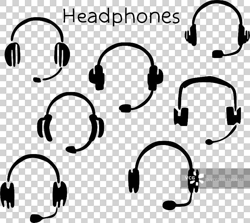 一副耳机图片素材