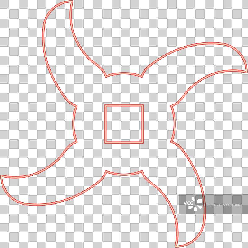 霓虹色的肉类绞刀切割机图片素材