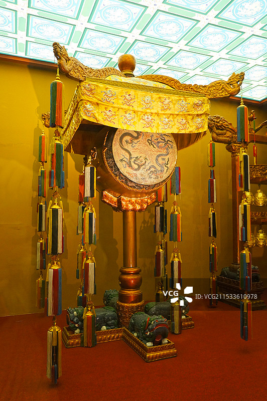 华盖龙鼓图片素材