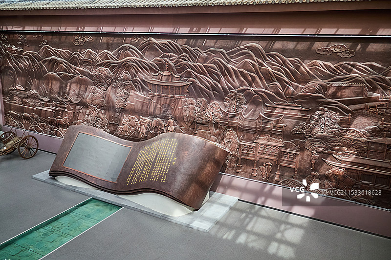 云南腾冲博物馆一楼大厅序言图片素材