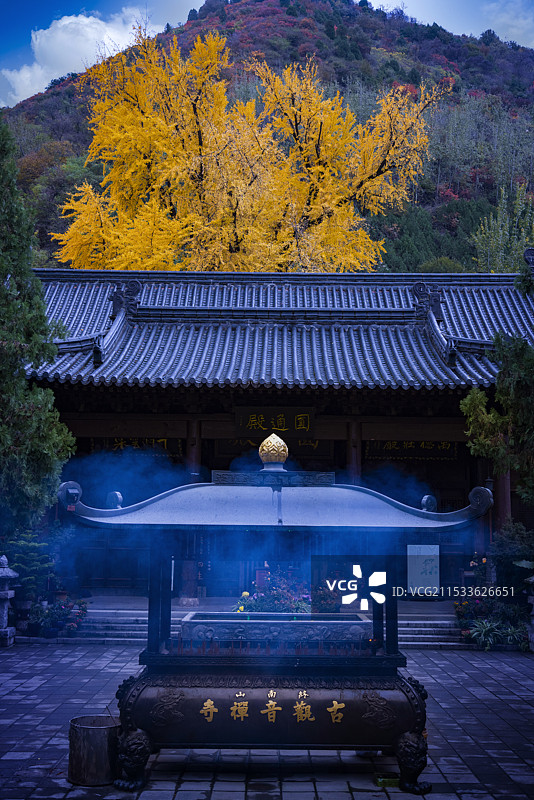 终南山古观音禅寺图片素材