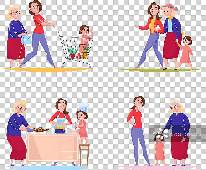 女性世代概念设计图片素材