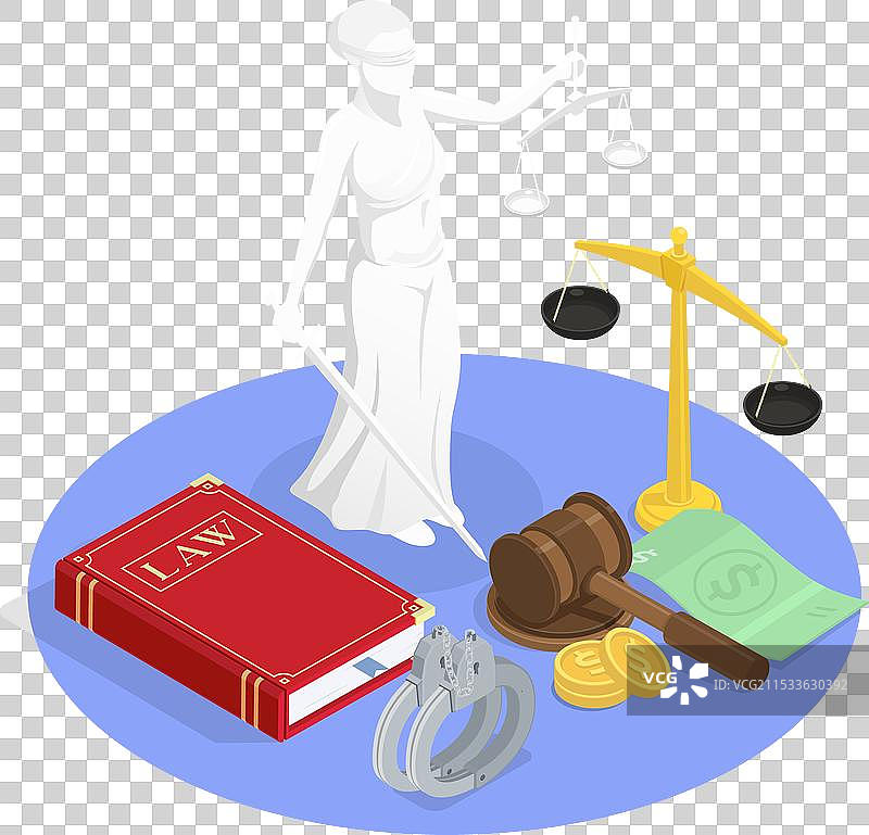 正义女神的构图图片素材