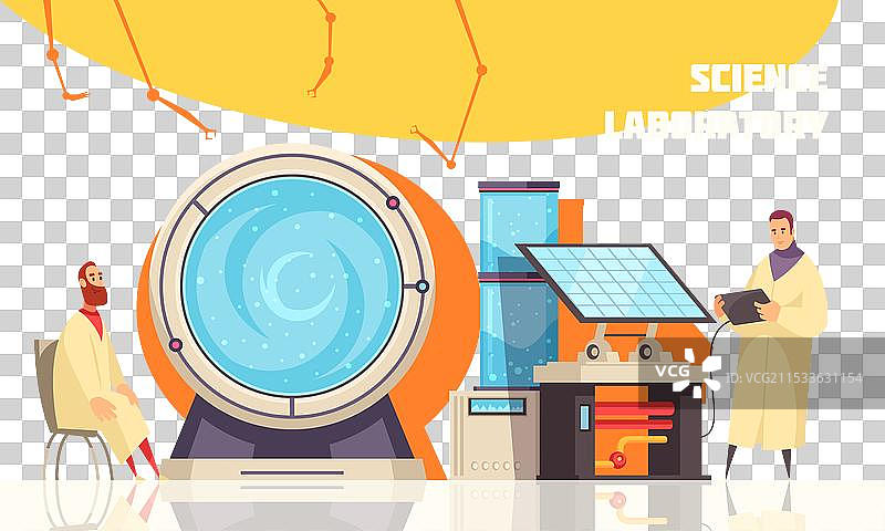 实验室中的实验科学家图片素材