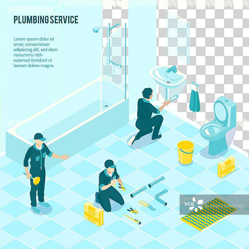 管道服务团队图片素材