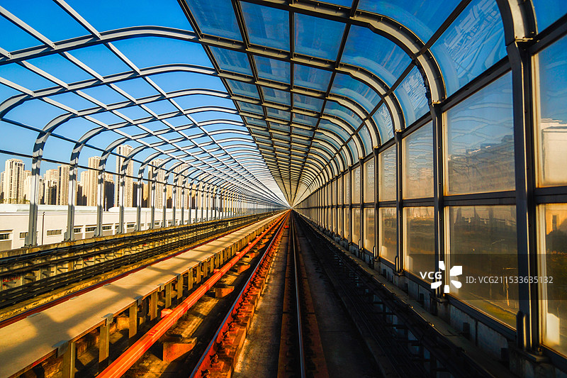 高架地铁图片素材