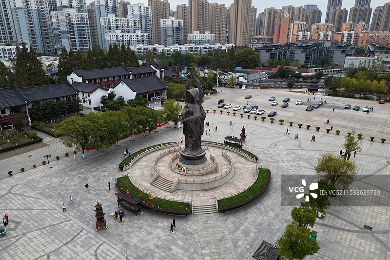 武汉归元禅寺双面观音图片素材